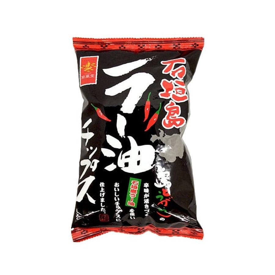 Japanese Nanpudo Ishigakijima Rayu Chili Oil Spicy Chips Pack 5