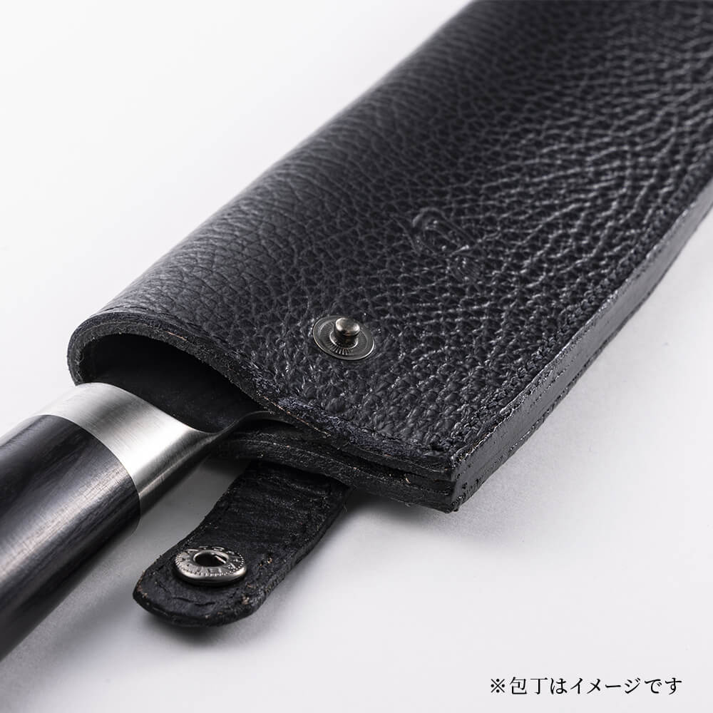 KAI Shun Leather Sheath S, Shun Leather Sheath S 47 x 175 x 15 mm, 37 g, Made in Japan, 4.7 x 17.5 x 1.5 cm and 37 g, Standard