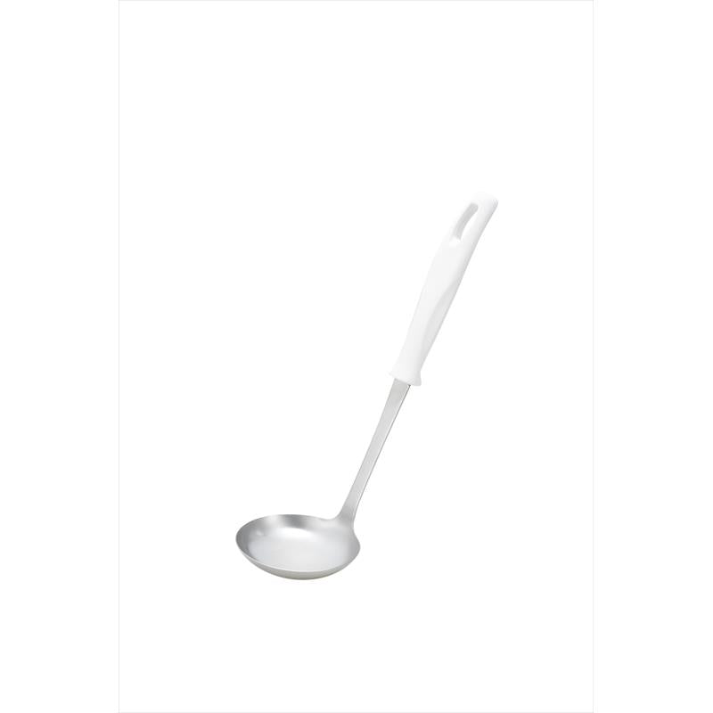 KAI KHS Mini Ladle, White, KHS Mini Ladle, White 260 x 74 x 60 mm, 70 g, Made in Japan, 26 x 7.4 x 6 cm and 70 g, white