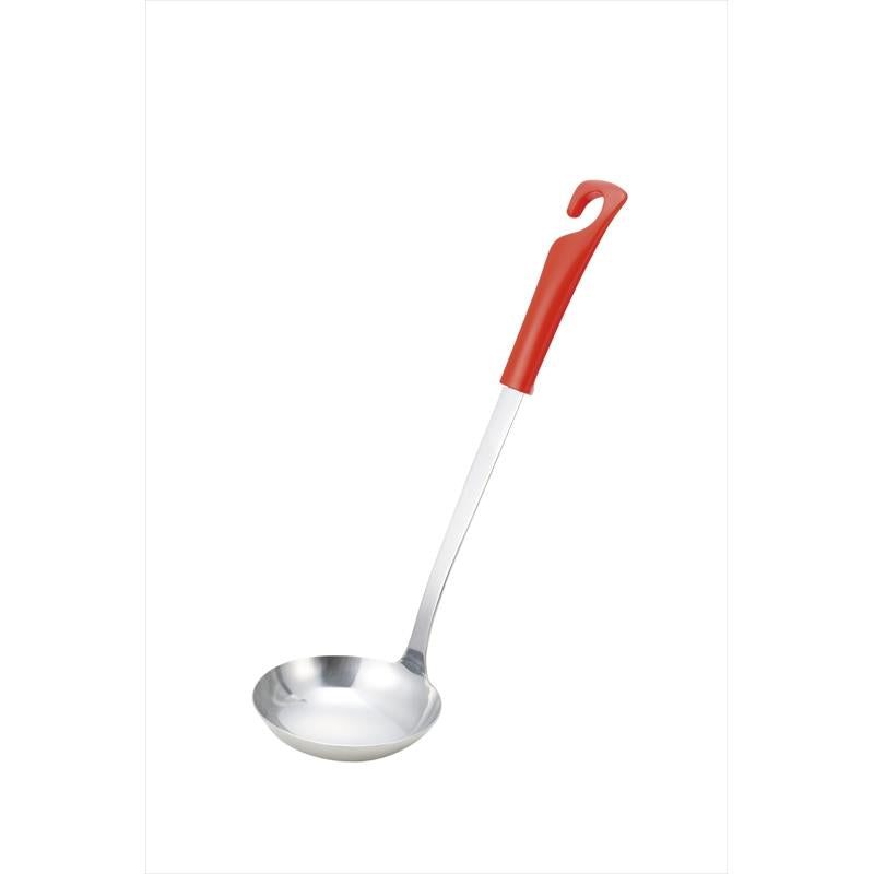 KAI KHS Long Ladle, Red, KHS Long Ladle, Red 300 x 90 x 75 mm, 95 g, Made in Japan, 30 x 9 x 7.5 cm and 95 g, red