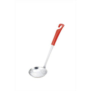 KAI KHS Slotted Ladle, Red, KHS Slotted Ladle, Red 285 x 85 x 60 mm, 83 g, Made in Japan, 28.5 x 8.5 x 6 cm and 83 g, red