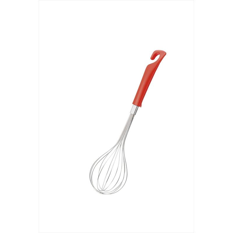 KAI KHS Whisk, Red, KHS Whisk, Red 275 x 65 x 65 mm, 50 g, Made in Japan, 27.5 x 6.5 x 6.5 cm and 50 g, red