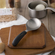 KAI Cooking Expert Short Chokotto Spoon, Cooking Expert Short Chokotto Spoon 215 x 80 x 30 mm, 94 g, Made in Japan, 21.5 x 8 x 3 cm and 94 g, Standard
