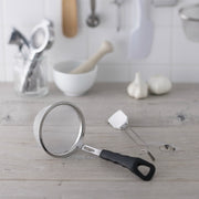 KAI SELECT100 Miso Strainer with Silicone Spatula, SELECT100 Miso Strainer with Silicone Spatula 245 x 115 x 120 mm, 132 g, Made in China, 24.5 x 11.5 x 12 cm and 132 g, Standard