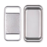 KAI Seki Magoroku All-Stainless Grater Gokume-Date With Tray