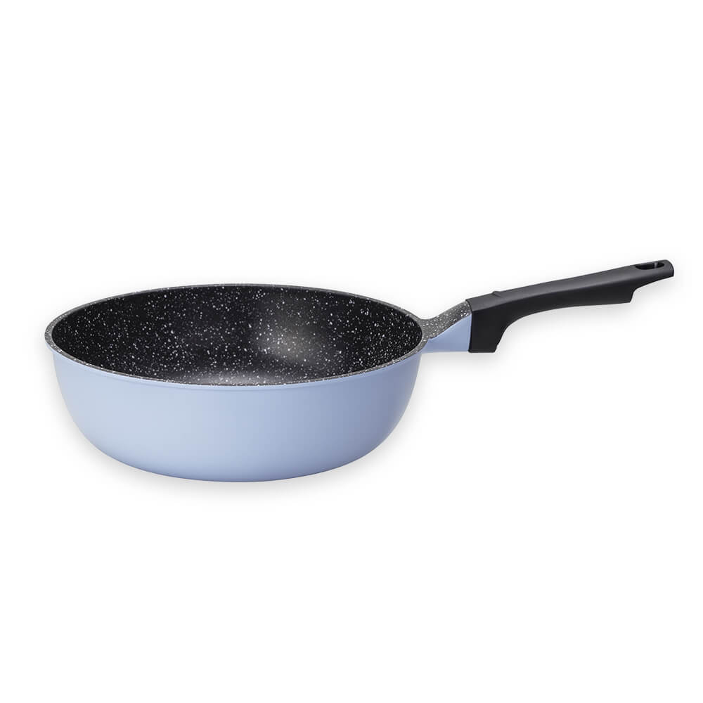 KAI Rakukaru Stir-Fry Pan 24cm, Rakukaru Stir-Fry Pan 24cm 410 x 245 x 123 mm, 410 g, Made in China, 41 x 24.5 x 12.3 cm and 410 g, Standard