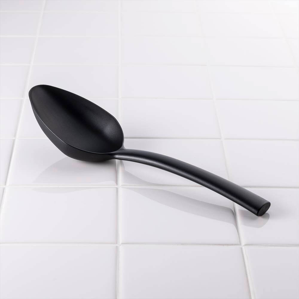 KAI o.e.c. Power Spoon, Black, o.e.c. Power Spoon, Black 260 x 75 x 50 mm, 72 g, Made in Japan, 26 x 7.5 x 5 cm and 72 g, black