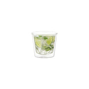 KINTO CAST Heat-Resistant Glass Double-Wall Glass, CAST Heat-Resistant Glass Double-Wall Glass In Clear Holding 250 mL, Microwave and dishwasher safe, Made in China, 9 x 9 x 8 cm and 130 g, Clear