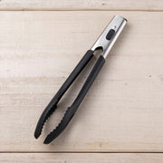 KAI SELECT100 Silicone Tongs 24cm, SELECT100 Silicone Tongs 24cm 240 x 38 x 42 mm, 122 g, Made in China, 24 x 3.8 x 4.2 cm and 122 g, Standard