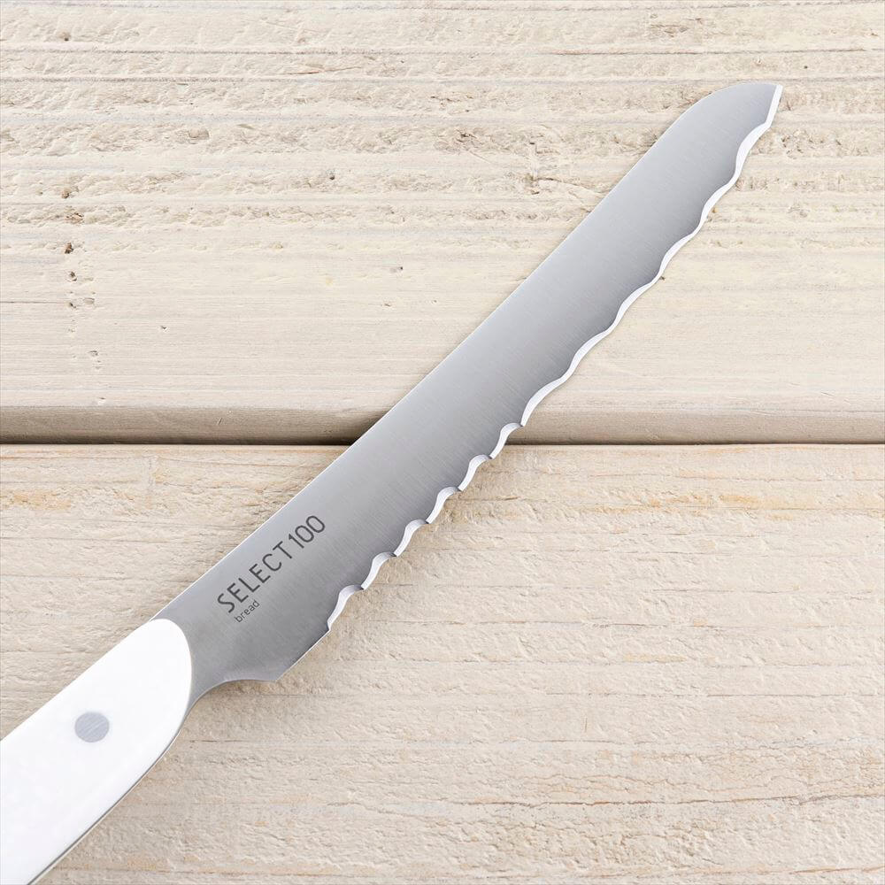 KAI SELECT100 Bread Knife 160mm, SELECT100 Bread Knife 160mm 287 x 27 x 20 mm, 104 g, Made in China, 28.7 x 2.7 x 2 cm and 104 g, Standard