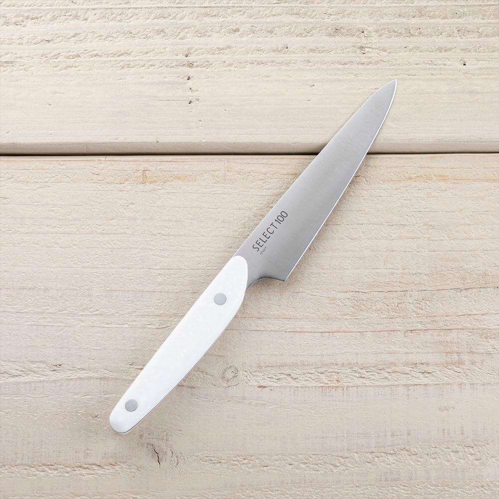 KAI SELECT100 Kitchen Knife Short 120mm, SELECT100 Kitchen Knife Short 120mm 228 x 28 x 20 mm, 77 g, Made in China, 22.8 x 2.8 x 2 cm and 77 g, Standard