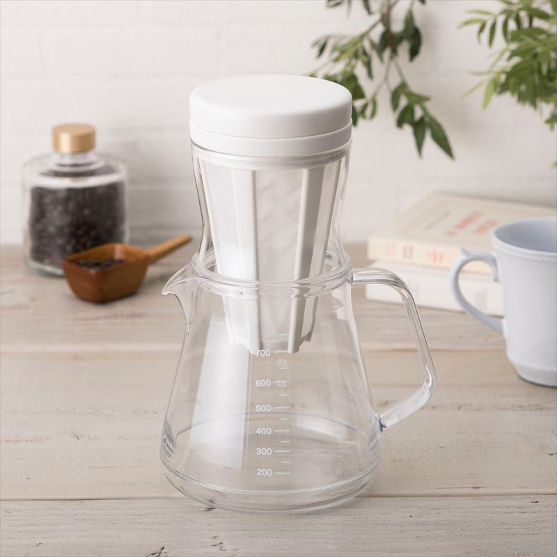 KAI KHS Coffee Server 2-Way Dripper Set (Special Price), KHS Coffee Server 2-Way Dripper Set (Special Price) 215 x 152 x 122 mm, 273 g, Made in Japan, 21.5 x 15.2 x 12.2 cm and 273 g, Standard
