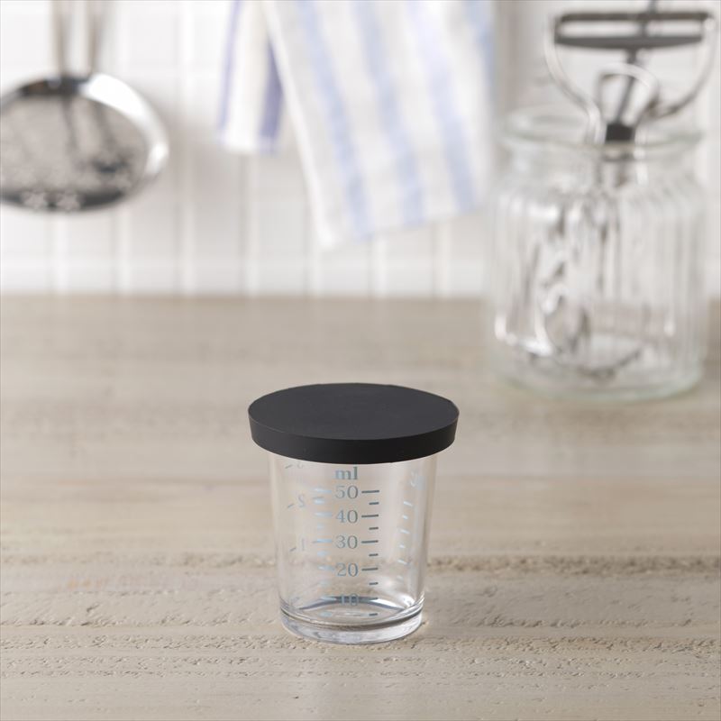 KAI SELECT100 Measuring Cup with Lid 50ml, SELECT100 Measuring Cup with Lid 50ml 61 x 59 x 59 mm, 35 g, Made in China, 6.1 x 5.9 x 5.9 cm and 35 g, Standard