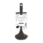 KAI Nuance Tone All-Nylon Ladle with Measurement Markings, Charcoal Black, Nuance Tone All-Nylon Ladle with Measurement Markings, Charcoal Black 270 x 95 x 63 mm, 47 g, Made in Japan, 27 x 9.5 x 6.3 cm and 47 g, Charcoal Black
