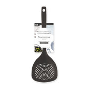 KAI Nuance Tone All-Nylon Slotted Spoon, Charcoal Black, Nuance Tone All-Nylon Slotted Spoon, Charcoal Black 310 x 103 x 52 mm, 64 g, Made in Japan, 31 x 10.3 x 5.2 cm and 64 g, Charcoal Black