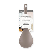 KAI Nuatone All-Nylon Multi Spoon Beige Gray, Nuatone All-Nylon Multi Spoon Beige Gray 250 x 80 x 58 mm, 42 g, Made in Japan, 25 x 8 x 5.8 cm and 42 g, beige gray