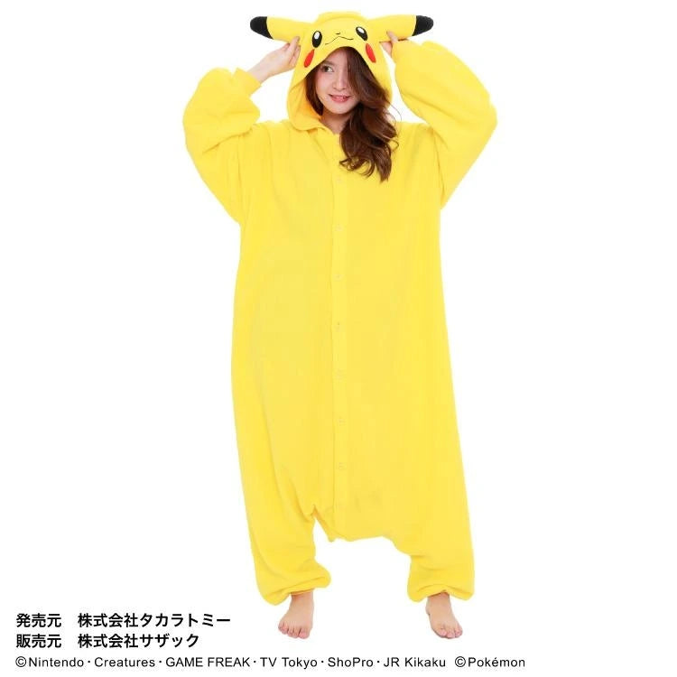 Pokemon Pikachu Fleece Kigurumi, Adult Size M