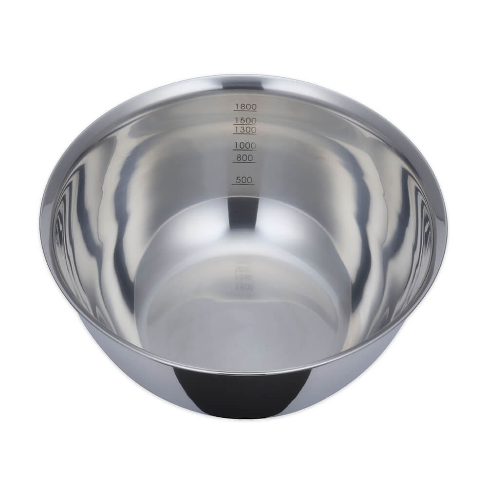 KAI Deep Bowl with Measurement Marks 21cm, Deep Bowl with Measurement Marks 21cm 230 x 230 x 95 mm, 260 g, Made in China, 23 x 23 x 9.5 cm and 260 g, Standard