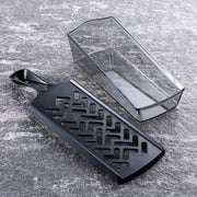 KAI Seki Magoroku Compact Grater with Tray, Seki Magoroku Compact Grater with Tray 275 x 90 x 60 mm, 129 g, Made in Japan, 27.5 x 9 x 6 cm and 129 g, Standard