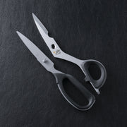 Shun Kitchen Scissors, 230 x 90 x 12 mm, about 210 g, Stainless Blade Steel Blades, Thermoplastic Elastomer Handle Heat-Resistant to 100 C