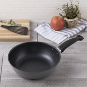 KAI Nyammy Cat Stir-Fry Pan 24cm, Induction Compatible, Nyammy Cat Stir-Fry Pan 24cm, Induction Compatible 405 x 250 x 95 mm, 580 g, Made in China, 40.5 x 25 x 9.5 cm and 580 g, Standard