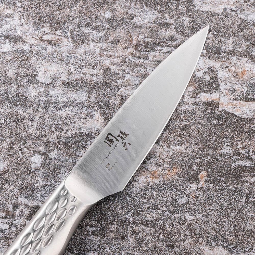 KAI Seki Magoroku Takumi-so Paring Knife 90 mm, Seki Magoroku Takumi-so Paring Knife 90 mm 205 x 25 x 16 mm, 58 g, Made in Japan, 20.5 x 2.5 x 1.6 cm and 58 g, Standard