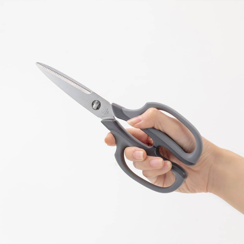 KAI Soft Grip Kitchen Scissors, Soft Grip Kitchen Scissors 212 x 86 x 10 mm, 155 g, Made in China, 21.2 x 8.6 x 1 cm and 155 g, Standard