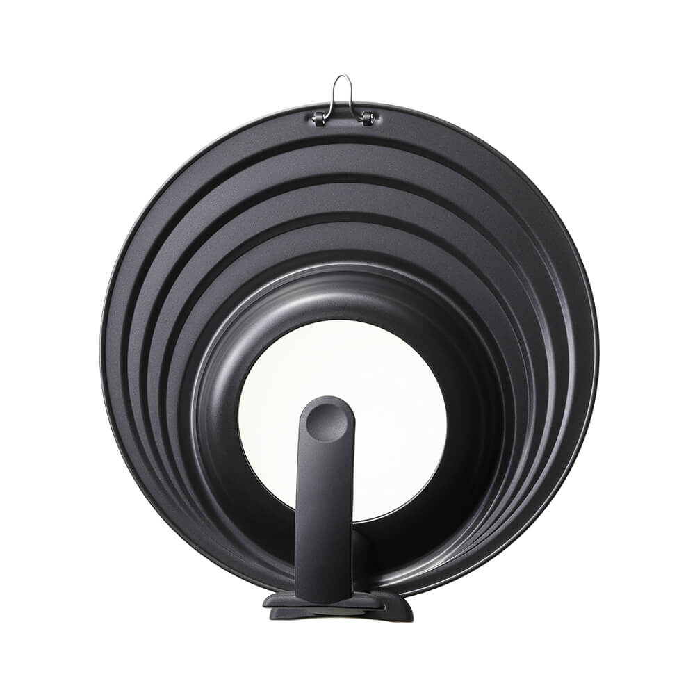 KAI Frying Pan Cover, Sloped Type with Stand, 18/20/22/24cm, Frying Pan Cover, Sloped Type with Stand, 18/20/22/24cm 90 x 250 x 250 mm, 300 g, Made in China, 9 x 25 x 25 cm and 300 g, Standard
