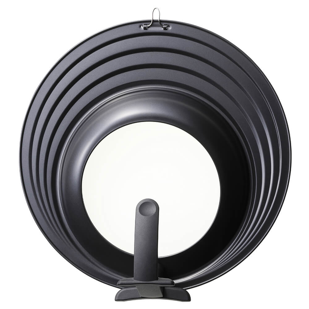 KAI Frying Pan Cover, Sloped Type with Stand, 26/28/30/32cm, Frying Pan Cover, Sloped Type with Stand, 26/28/30/32cm 110 x 355 x 350 mm, 550 g, Made in China, 11 x 35.5 x 35 cm and 550 g, Standard
