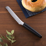 KAI Compact Bread Knife, Compact Bread Knife 225 x 35 x 17 mm, 48 g, Made in China, 22.5 x 3.5 x 1.7 cm and 48 g, Standard