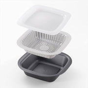 Select100 Cooking Container, 191 x 191 x 15 mm, about 91 g, Shallow, Deep and Colander, Heat Limits 140 C and 250 C, Cold Limit -30 C