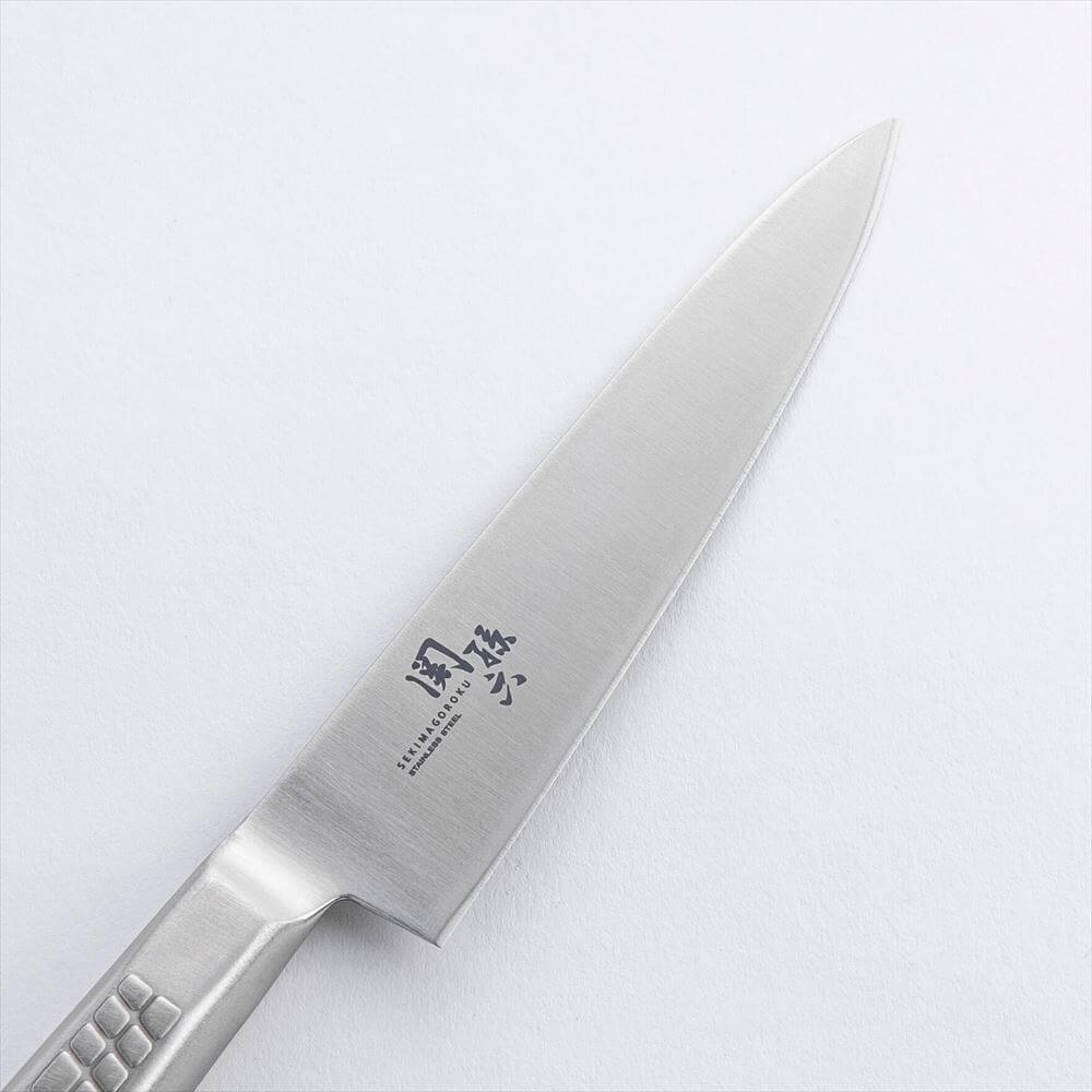 KAI Seki Magoroku all-stainless petty knife 130mm, Seki Magoroku all-stainless petty knife 130mm, 238 x 35 x 14 mm Overall, About 80 g, Made in Japan, 23.8 x 3.5 x 1.4 cm and 80 g, Standard