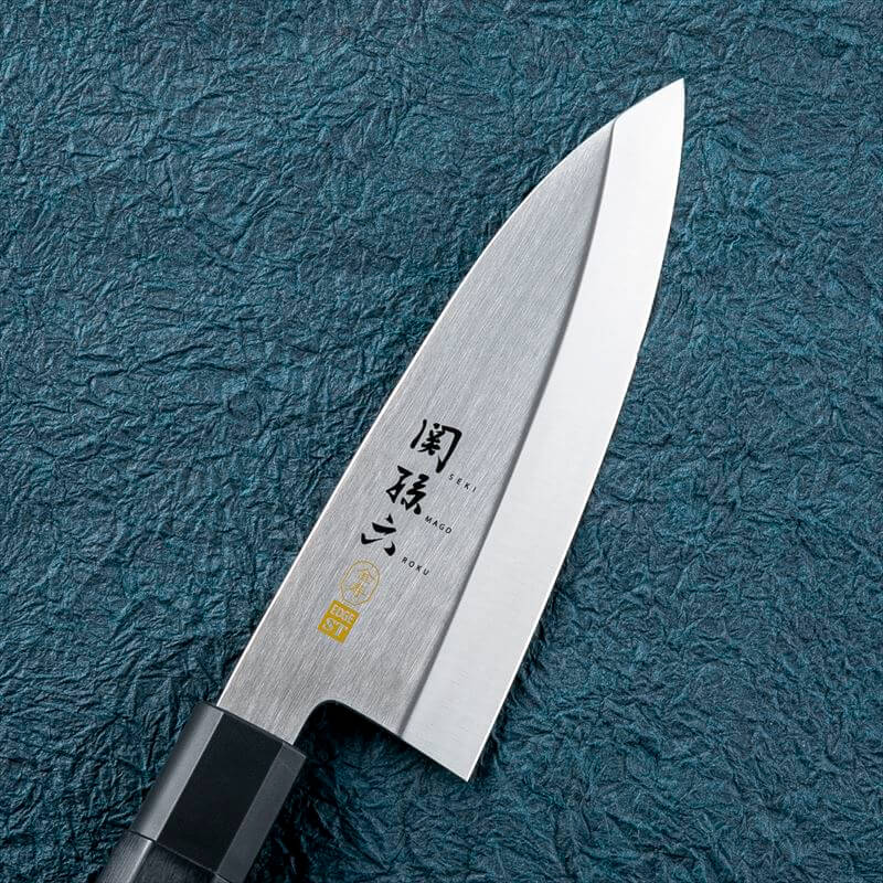 KAI Seki Magoroku Kinju ST Japanese-style knife deba knife 150mm, Seki Magoroku Kinju ST Japanese-style knife deba knife 150mm, 54 x 280 x 21 mm Overall, About 246 g, Made in Japan, 5.4 x 28 x 2.1 cm and 246 g, Standard