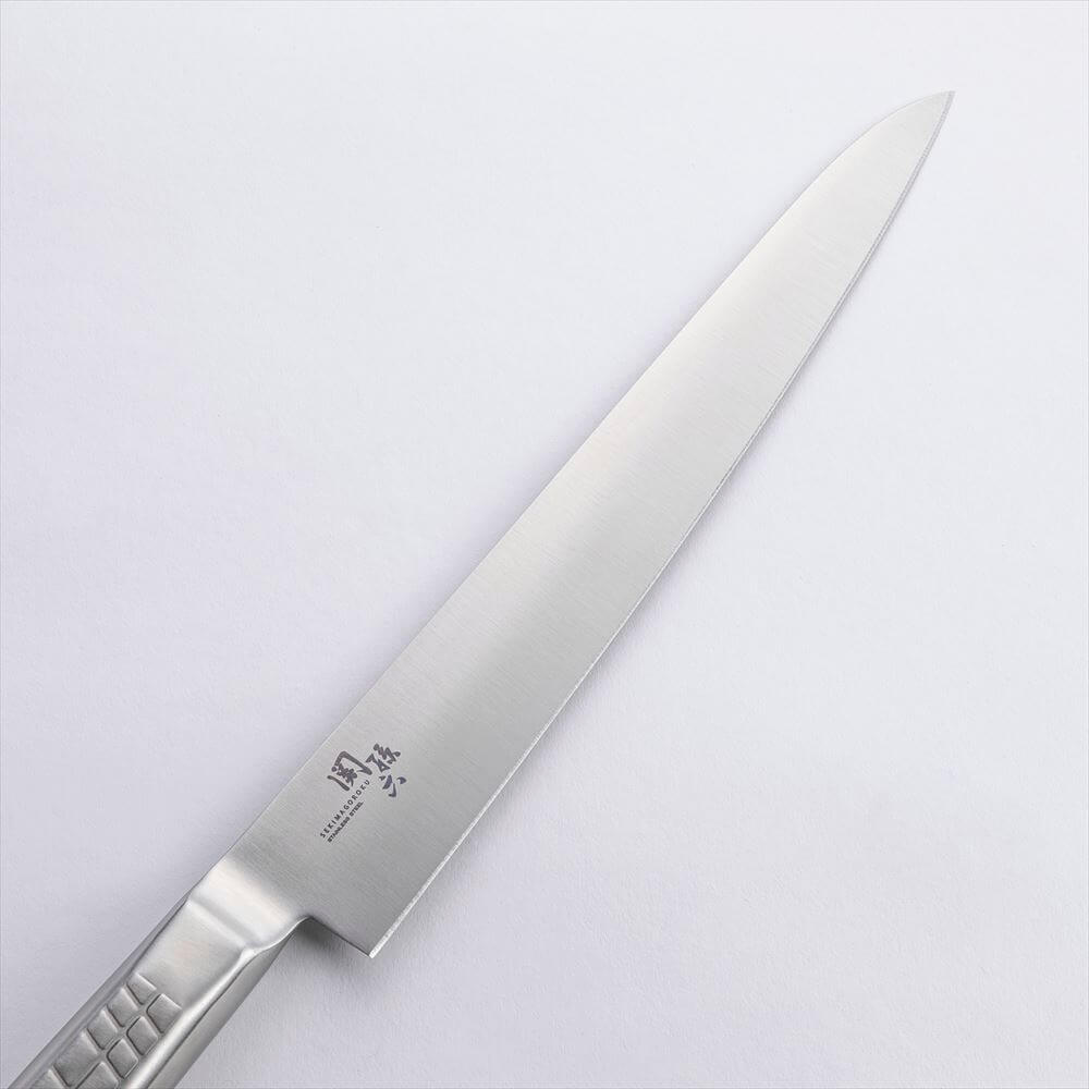 KAI Seki Magoroku all-stainless slicing knife 270mm, Seki Magoroku all-stainless slicing knife 270mm, 407 x 48 x 20 mm Overall, About 180 g, Made in Japan, 40.7 x 4.8 x 2 cm and 180 g, Standard