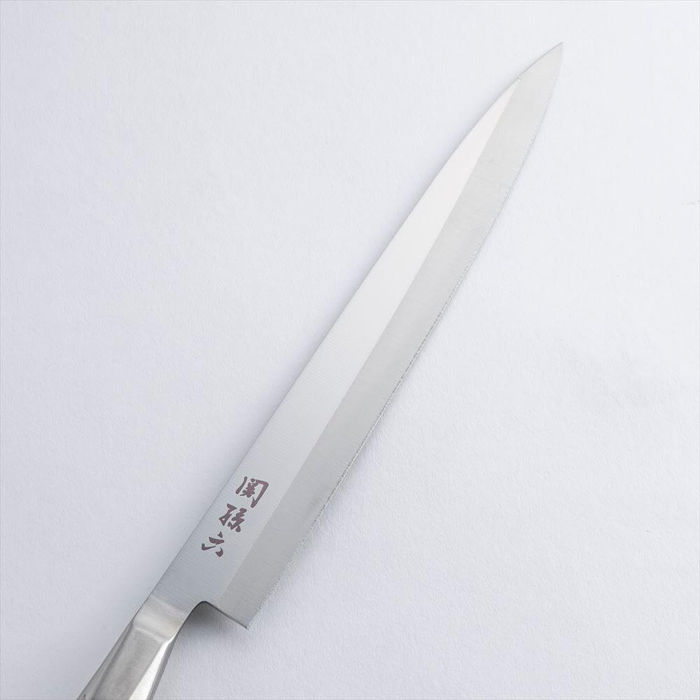 KAI Seki Magoroku all-stainless sashimi knife 240mm, Seki Magoroku all-stainless sashimi knife 240mm, 380 x 33 x 22 mm Overall, About 170 g, Made in Japan, 38 x 3.3 x 2.2 cm and 170 g, Standard