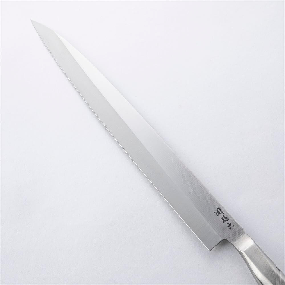 KAI Seki Magoroku All-Stainless Sashimi Knife 270mm (Left-Handed), Seki Magoroku All-Stainless Sashimi Knife 270mm (Left-Handed) 410 x 34 x 22 mm, 190 g, Made in Japan, 41 x 3.4 x 2.2 cm and 190 g, Standard