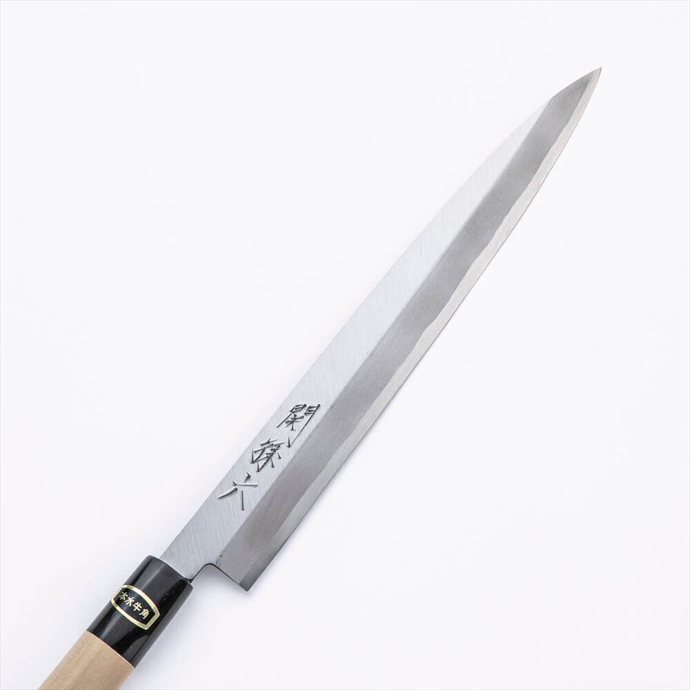 KAI Seki Magoroku White No. 2 carbon steel yanagiba sashimi knife 240mm, Seki Magoroku White No. 2 carbon steel yanagiba sashimi knife 240mm 390 x 40 x 220 mm, 220 g, Made in Japan, 39 x 4 x 22 cm and 220 g, Standard