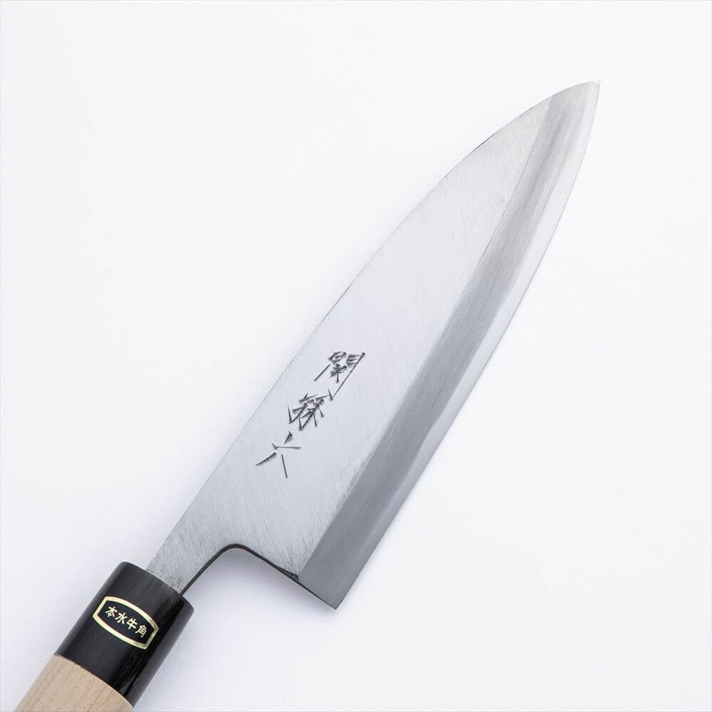 KAI Seki Magoroku White No. 2 carbon steel water buffalo horn handle deba knife 180mm, Seki Magoroku White No. 2 carbon steel water buffalo horn handle deba knife 180mm 335 x 65 x 25 mm, 434 g, Made in Japan, 33.5 x 6.5 x 2.5 cm and 434 g, Standard