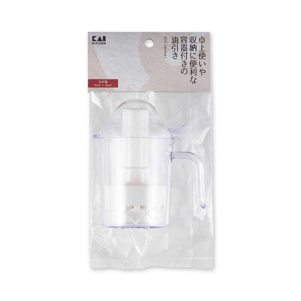 KAI Oil Brush Set with Container, Oil Brush Set with Container 112 x 100 x 63 mm, 79 g, Made in Japan, 11.2 x 10 x 6.3 cm and 79 g, Standard