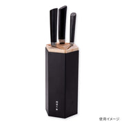 KAI Seki Magoroku Master Line Knife Block, Seki Magoroku Master Line Knife Block 231 x 126 x 110 mm, 1400 g, Made in Japan, 23.1 x 12.6 x 11 cm and 1400 g, Standard
