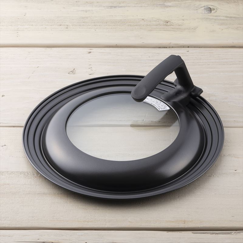 KAI Frying Pan Cover 26-30cm with Stand, Frying Pan Cover 26-30cm with Stand 323 x 323 x 100 mm, 487 g, Made in China, 32.3 x 32.3 x 10 cm and 487 g, Standard