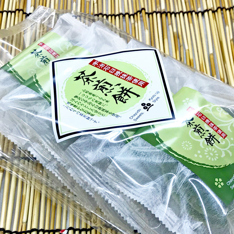 Chayudo Uji Matcha Cha Senbei — 10 Crackers image 2