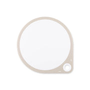 KAI Round Cutting Board 2-Piece Set, White (S 25 cm & L 35 cm), Round Cutting Board 2-Piece Set, White (S 25 cm & L 35 cm) 290 x 250 x 10 mm, 372 g, Made in Taiwan, 29 x 25 x 1 cm and 372 g, White