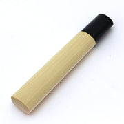 Replacement Knife Handle for Japanese Usuba 165 mm, 130 x 25 x 20 mm, about 29 g, Natural Magnolia Wood, Nylon Resin Bolster
