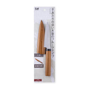 KAI Fruit Knife with Wooden Sheath, Fruit Knife with Wooden Sheath 220 x 30 x 14 mm, 49 g, Made in Japan, 22 x 3 x 1.4 cm and 49 g, Standard