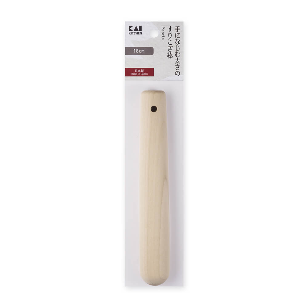 KAI Pestle 18cm, Pestle 18cm 180 x 25 x 25 mm, 50 g, Made in Japan, 18 x 2.5 x 2.5 cm and 50 g, Standard