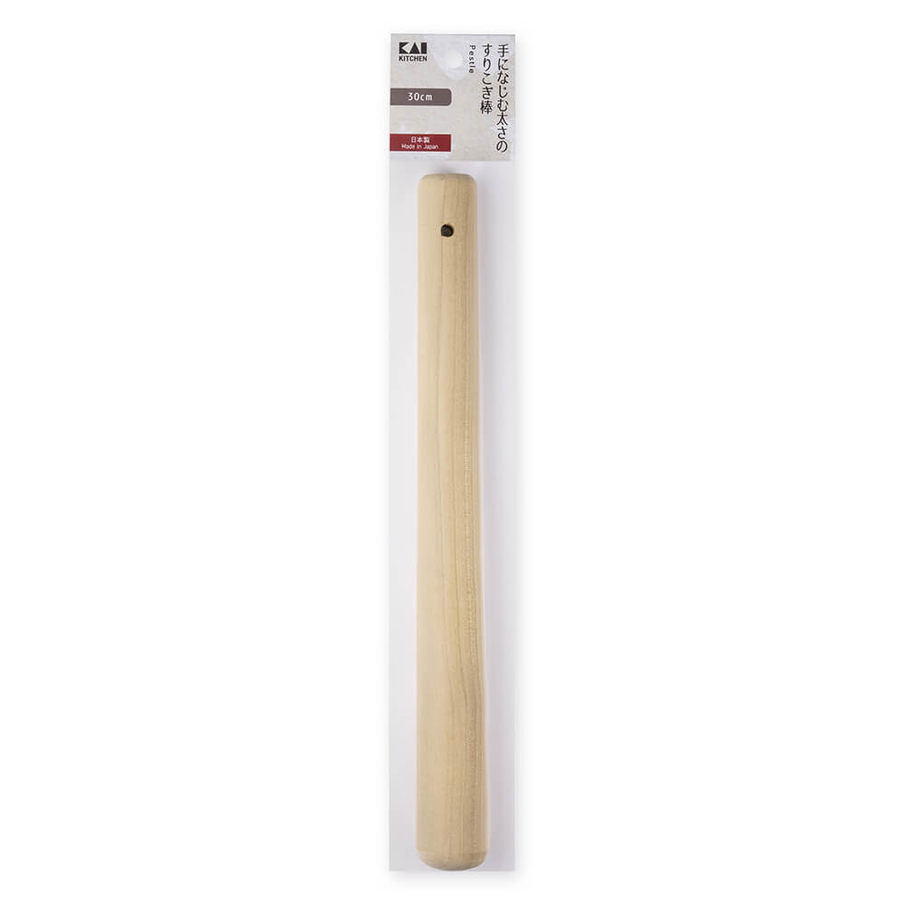 KAI Pestle 30cm, Pestle 30cm 300 x 35 x 35 mm, 151 g, Made in Japan, 30 x 3.5 x 3.5 cm and 151 g, Standard
