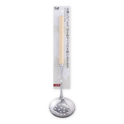 KAI Wood-Handle Tabletop Slotted Ladle, Wood-Handle Tabletop Slotted Ladle 235 x 62 x 55 mm, 35 g, Made in Japan, 23.5 x 6.2 x 5.5 cm and 35 g, Standard