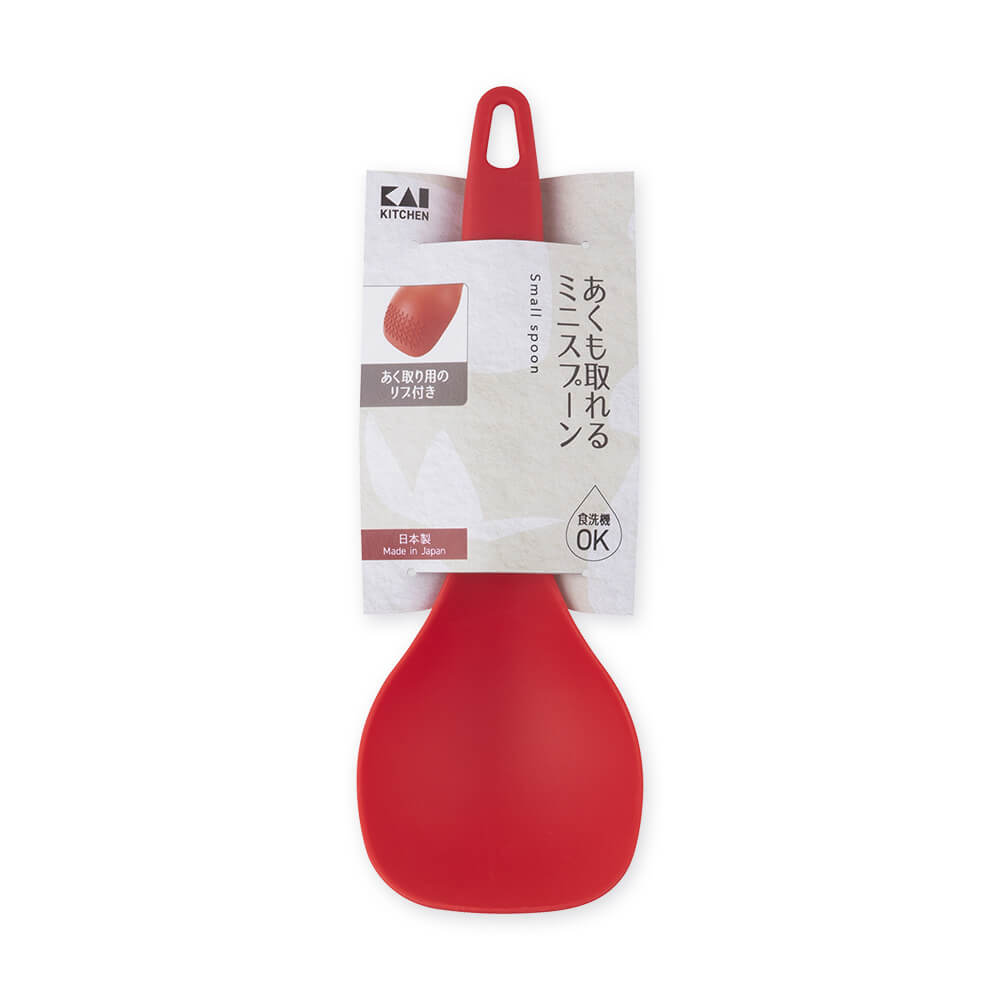 KAI Skimming Mini Spoon, Skimming Mini Spoon 210 x 70 x 55 mm, 40 g, Made in Japan, 21 x 7 x 5.5 cm and 40 g, Standard