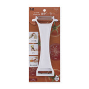 KAI Serrated W Peeler, Serrated W Peeler 190 x 83 x 22 mm, 35 g, Made in Japan, 19 x 8.3 x 2.2 cm and 35 g, Standard
